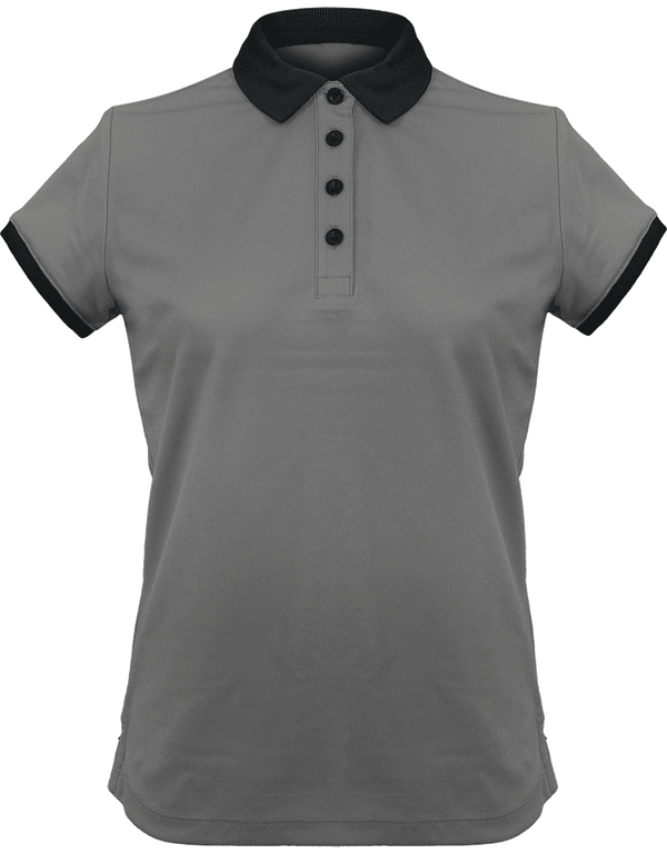 Polo De Sport Femme | Féminin Et Élégant  Sporty Grey / Black