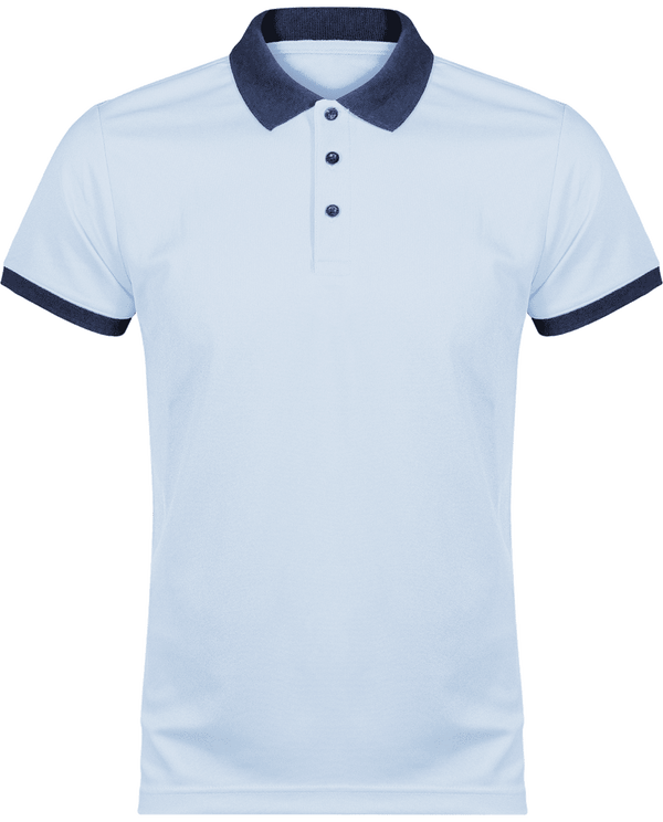 Polo Sport Homme | Confortable Et Élégant  Sky Blue / Sporty Navy
