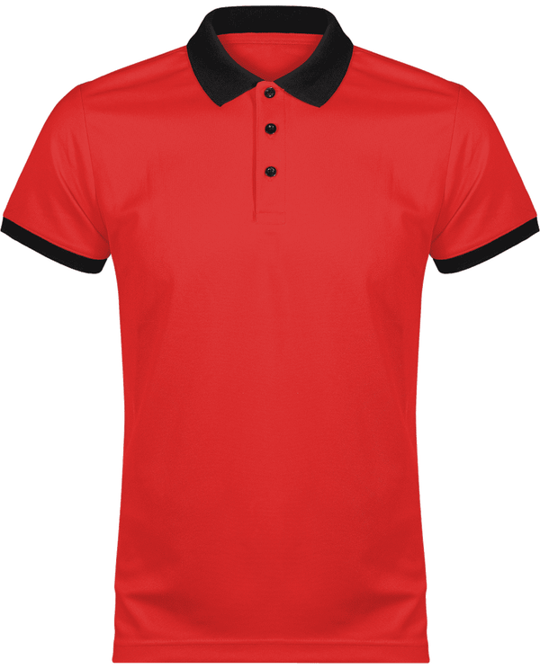 Polo Sport Homme | Confortable Et Élégant  Red / Black