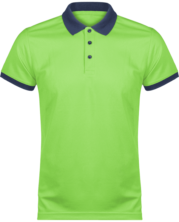 Polo Sport Homme | Confortable Et Élégant  Lime / Sporty Navy