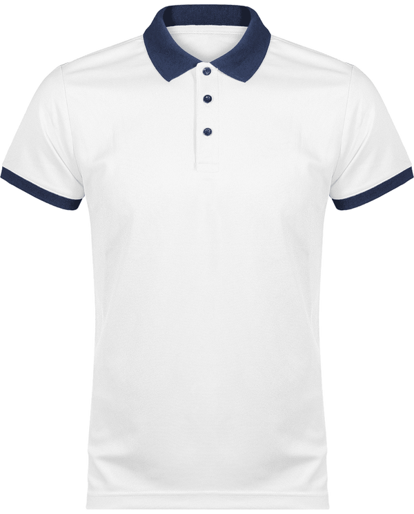 Polo Sport Homme | Confortable Et Élégant  White / Sporty Navy
