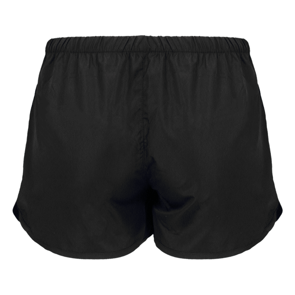 Short running femme dos Black