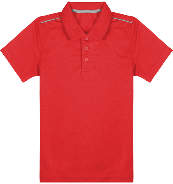 Polo De Sport Enfant Brodé Et Imprimé  Sporty Red