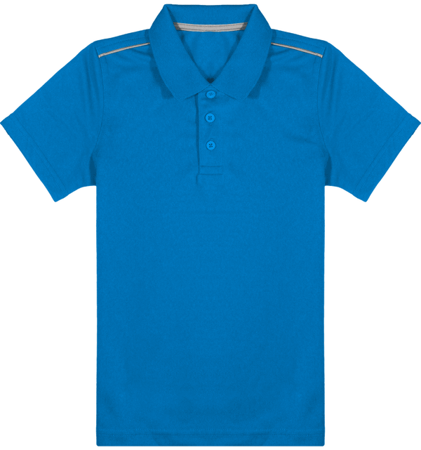Polo De Sport Enfant Brodé Et Imprimé  Sporty Royal Blue