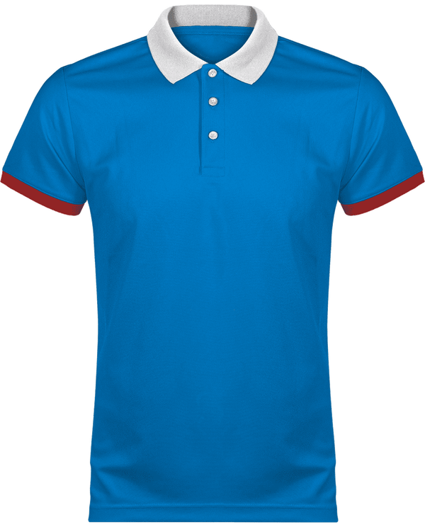 Polo Sport Homme | Confortable Et Élégant  Sporty Royal Blue / White / Red