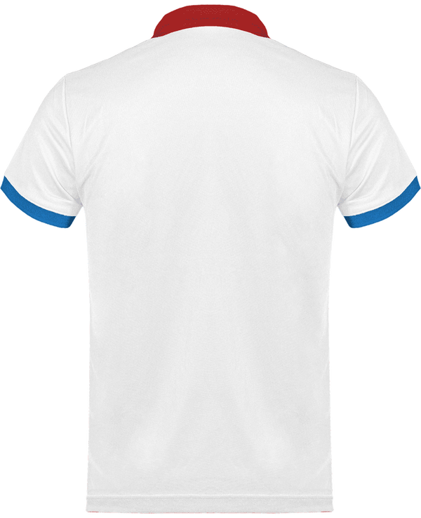Polo Sport Homme | Confortable Et Élégant  White / Red / Sporty Royal Blue