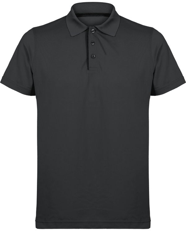 Polo Homme Personnalisé | Broderie Et Impression  Dark Grey / Black