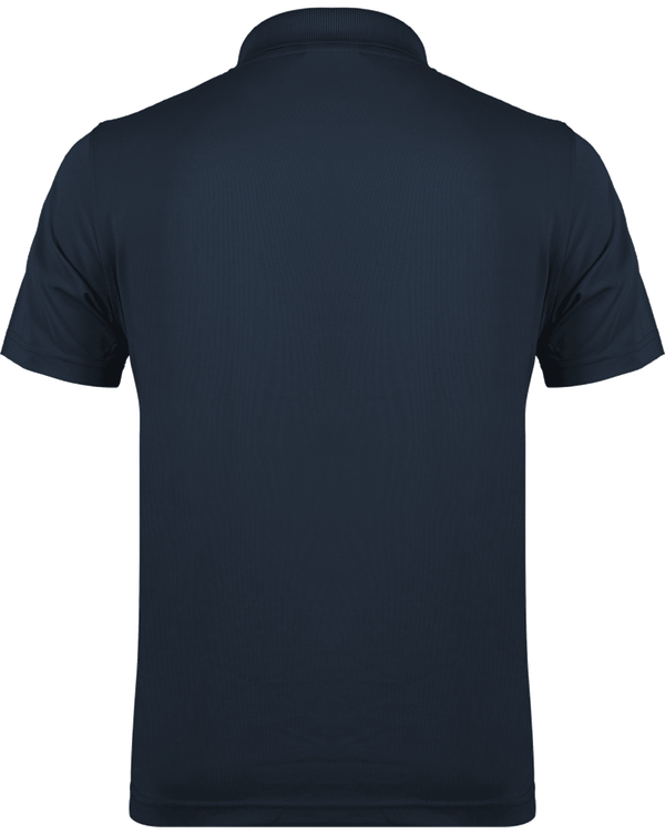 Polo maille piquee sport manches courtes dos French Navy / Silver