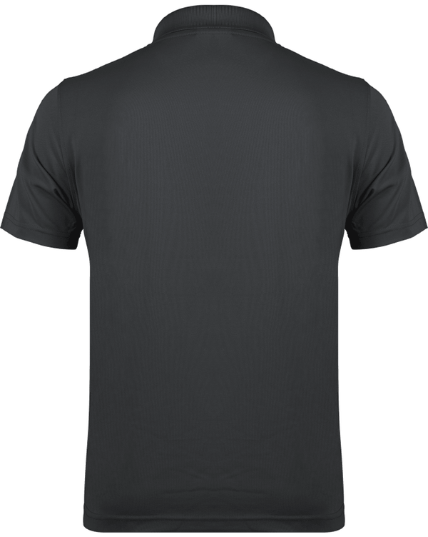 Polo maille piquee sport manches courtes dos Dark Grey / Black