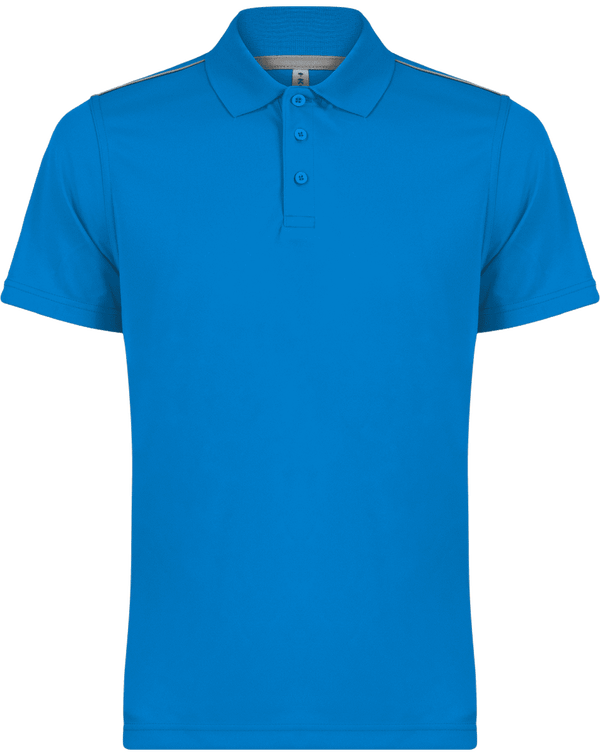 Polo Pour Homme Sport | Broderie Et Flex Sporty Royal Blue