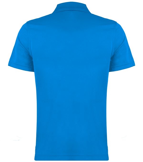 Polo manches courtes avec galons homme dos Sporty Royal Blue