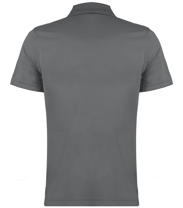 Polo manches courtes avec galons homme dos Sporty Grey