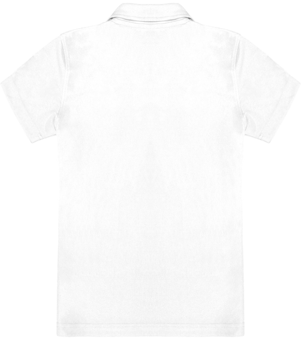 Polo sport manches courtes enfant dos White