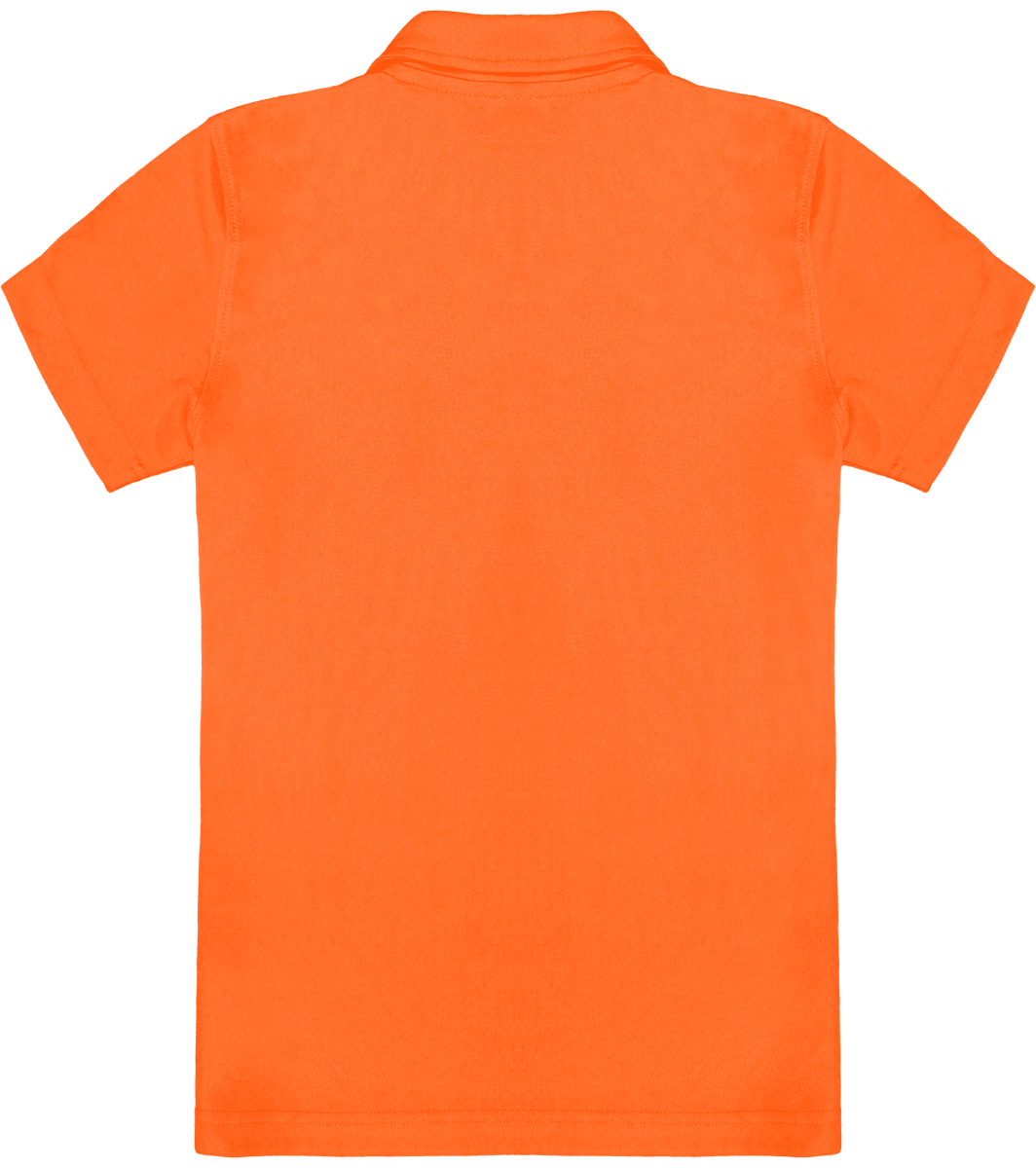 Polo Niño Deporte Para Personalizar | Manga Corta | Transpirable Y Confortable Orange