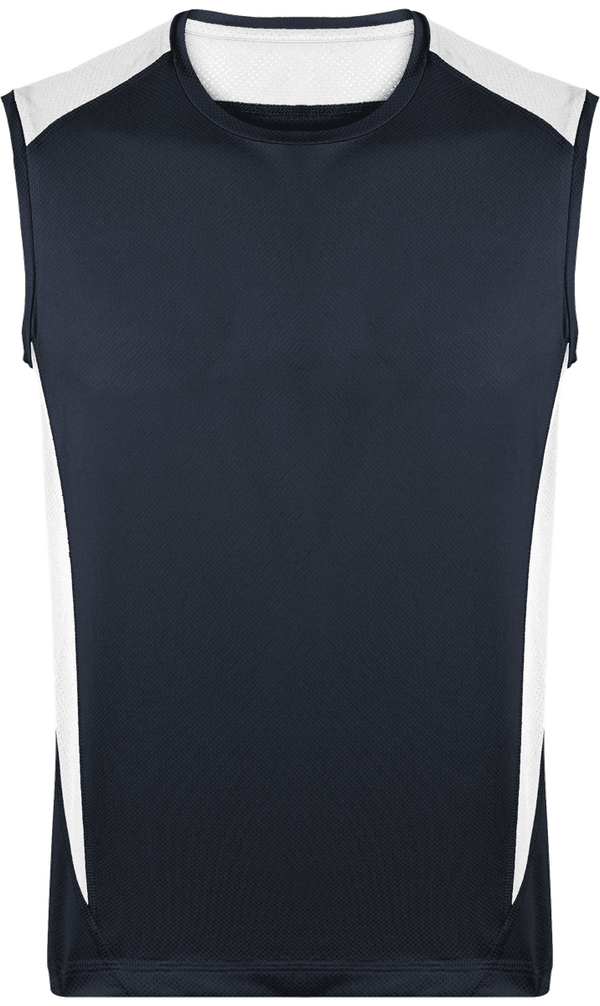 Débardeur Sport Unisexe | Broderie Et Flex  Navy / White