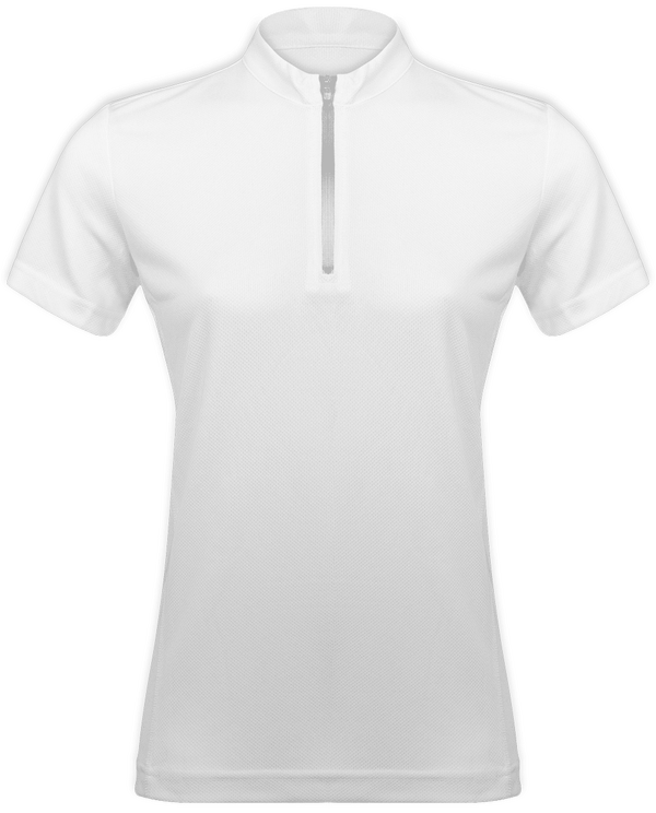 Tee-Shirt Vélo Femme | Borderie Et Flex White