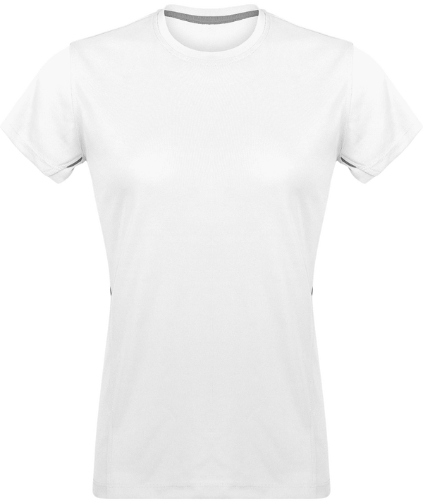 T-Shirt Femme Sport | Léger Et Respirant | Bi-Matière White / Silver