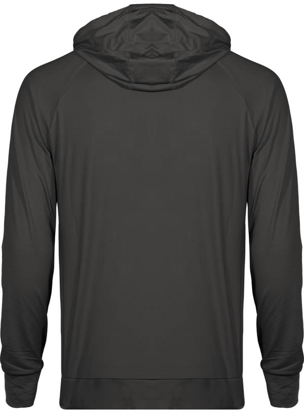 Sweat shirt a capuche zip 1 4 sport dos Dark Grey