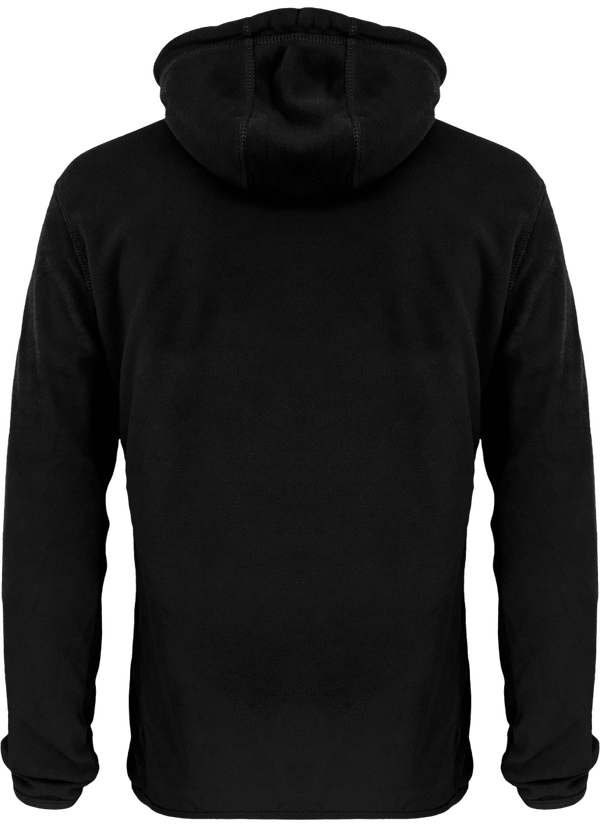 Sweat capuche micropolaire sport dos Black