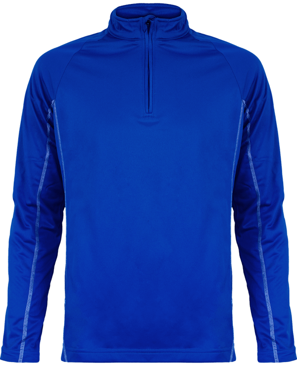 Sweat running 1 4 zip homme face Sporty Royal Blue