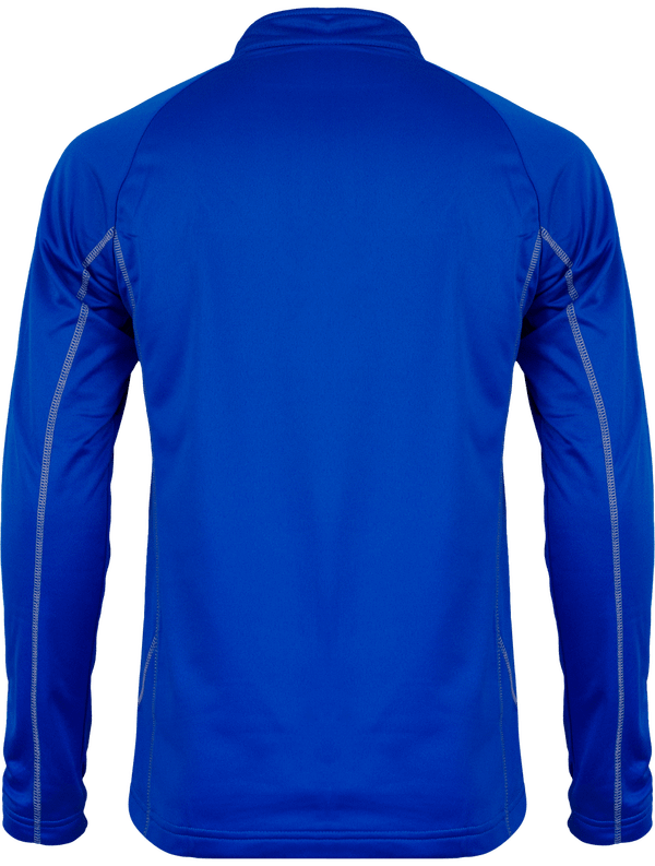 Sweat running 1 4 zip homme dos Sporty Royal Blue