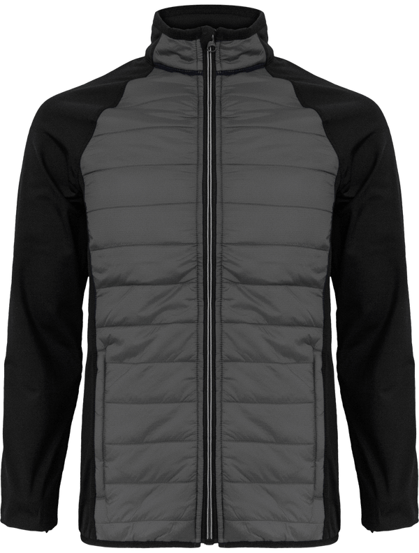 Chaqueta De Deporte Personalizada En Bordado Sporty Grey / Black