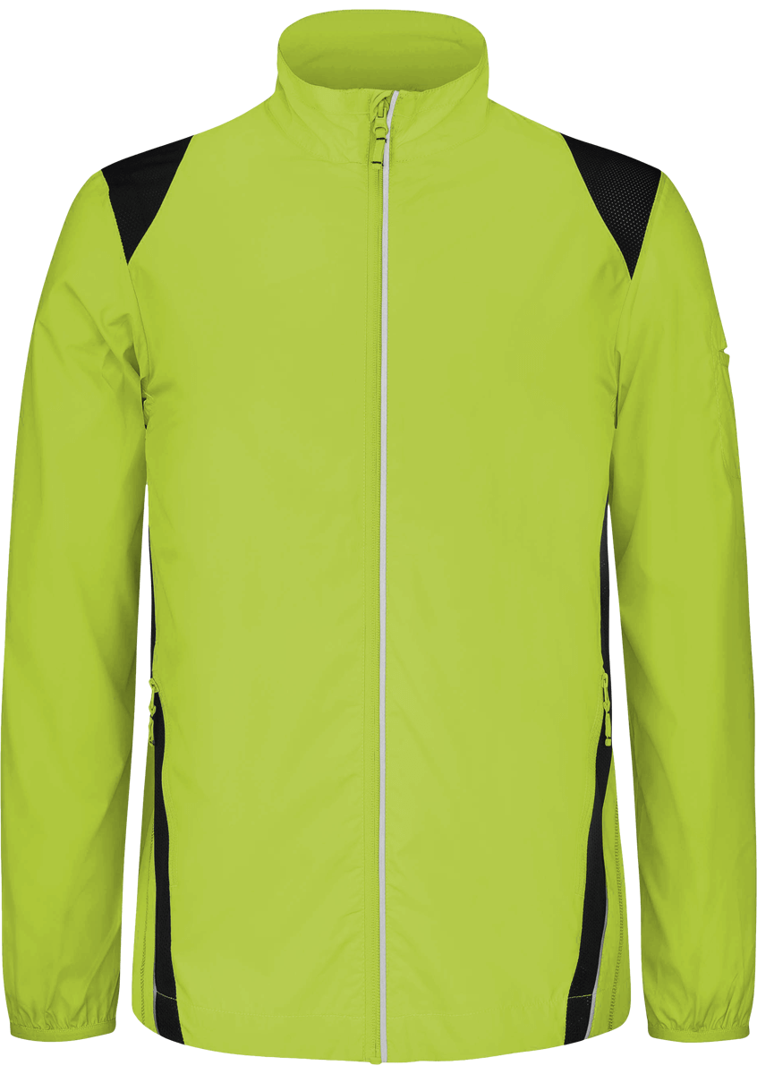 Leichte Herren-Sportjacke | Stickerei Und Druck Lime / Black