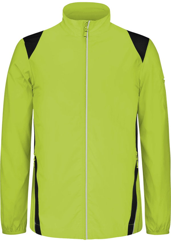 Veste Légère De Sport Homme | Broderie Et Impression  Lime / Black