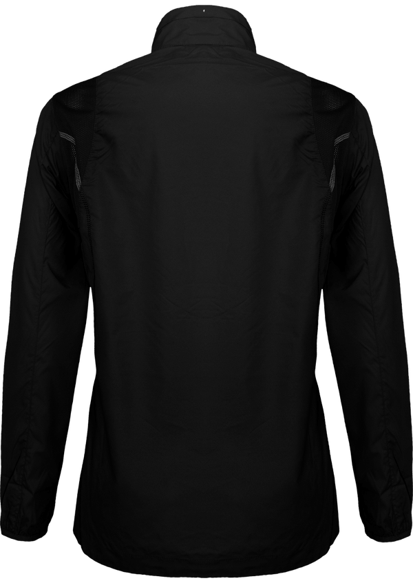 Coupe vent sport contraste femme dos Black