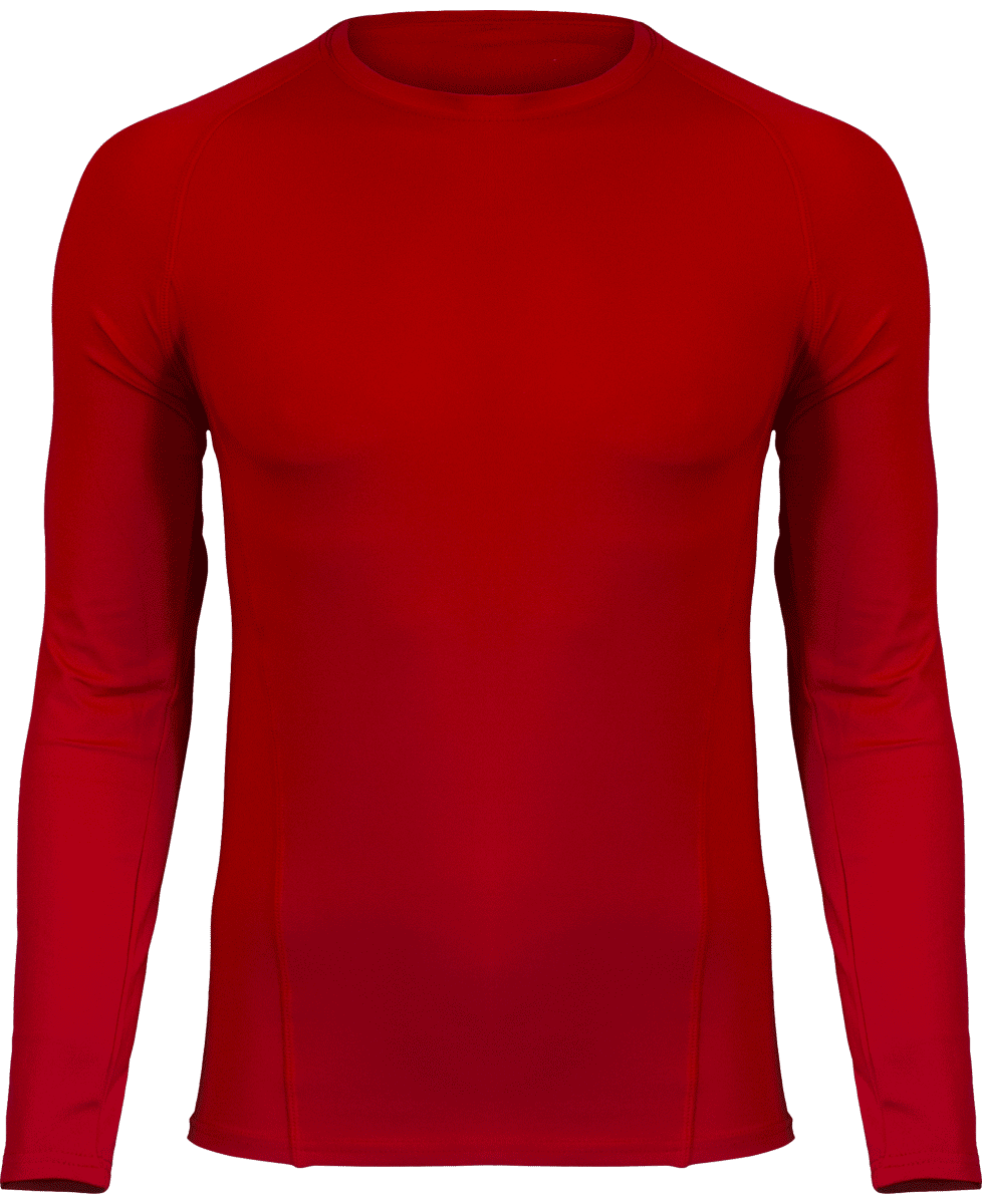 T-Shirt Moulant De Sport | Unisexe | Broderie Et Impression  Sporty Red