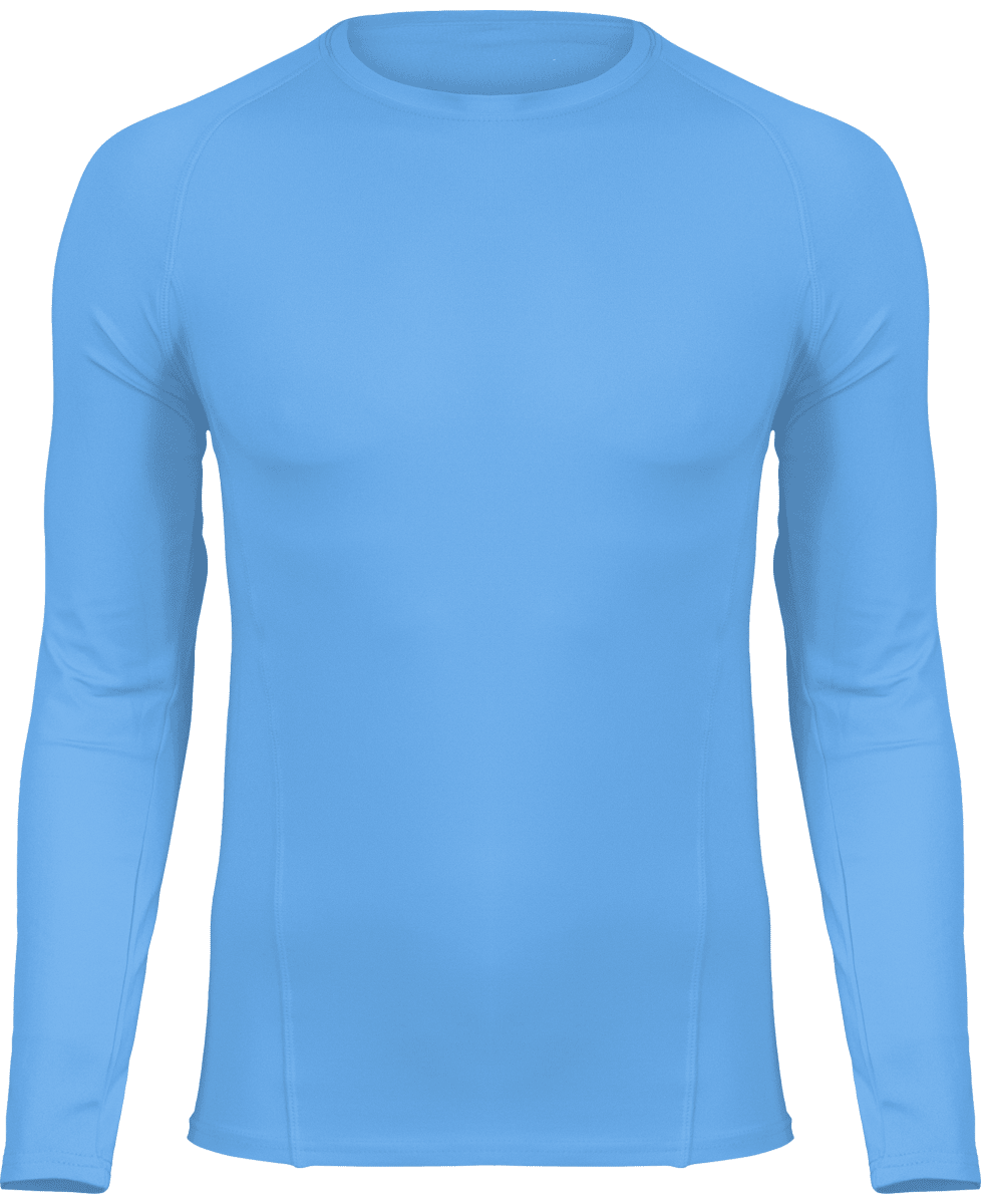 T-Shirt Moulant De Sport | Unisexe | Broderie Et Impression  Sky Blue