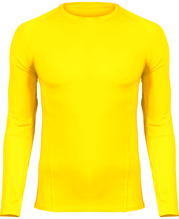T-Shirt Moulant De Sport | Unisexe | Broderie Et Impression  Sporty Yellow