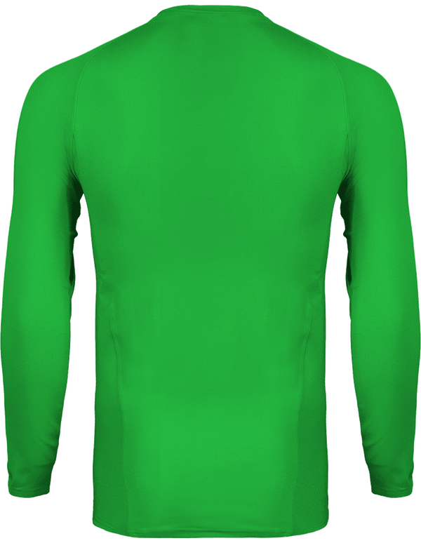 Tee shirt double peau sport manches longues unisexe dos Green