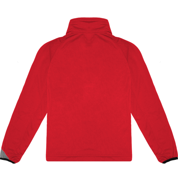 Veste de survetement enfant dos Sporty Red / Black / Storm Grey