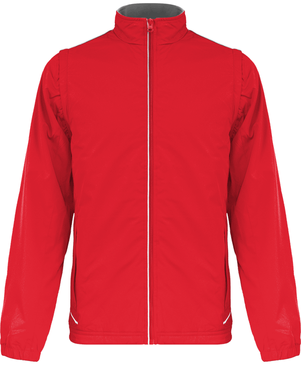 Veste Doublée De Sport Homme Personnalisable | Broderie Et Impression  Sporty Red