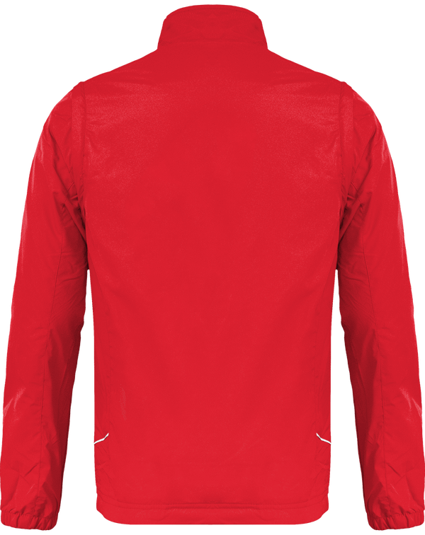 Veste doublee manches amovible dos Sporty Red