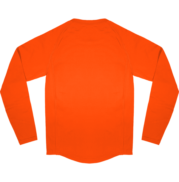 Tee shirt peau double sport manches longues enfant dos Orange