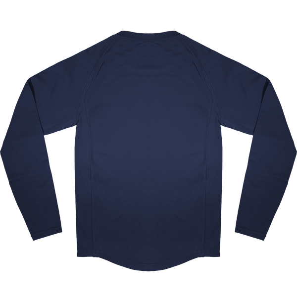 Tee shirt peau double sport manches longues enfant dos Sporty Navy