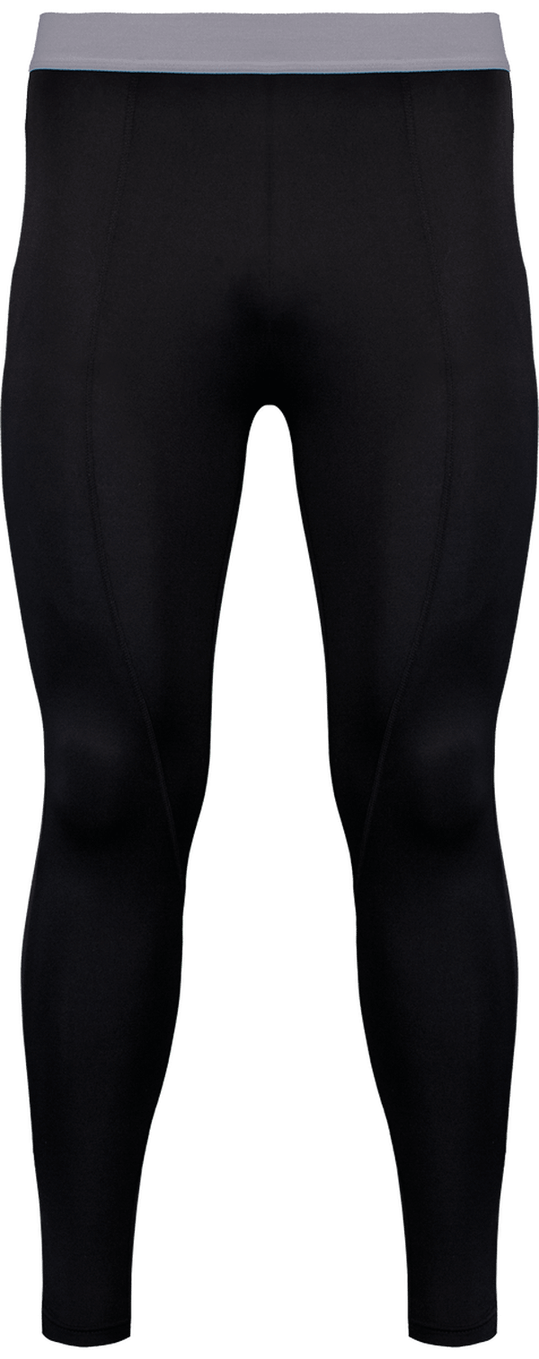 Collant sous vetement sport homme face Black