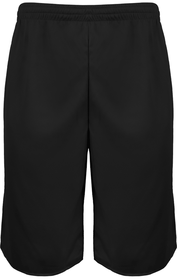 Short Basket Ball réversible - 100% polyester - PA162 Black / White
