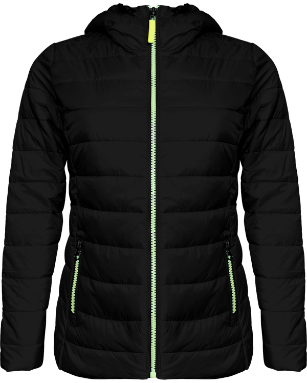 Doudoune femme snowbird face Black / Lime