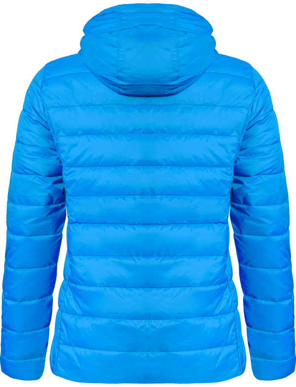 Doudoune femme snowbird dos Ocean Blue / Lime Punch