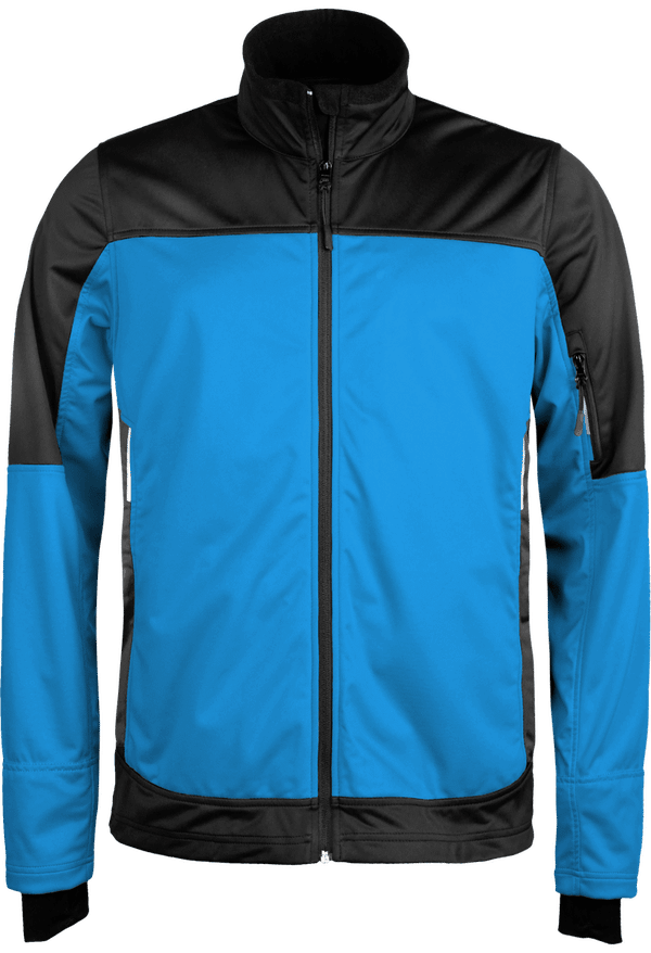 picto Softshell Imperméable Homme| Broderie Et Impression Titanium / Black