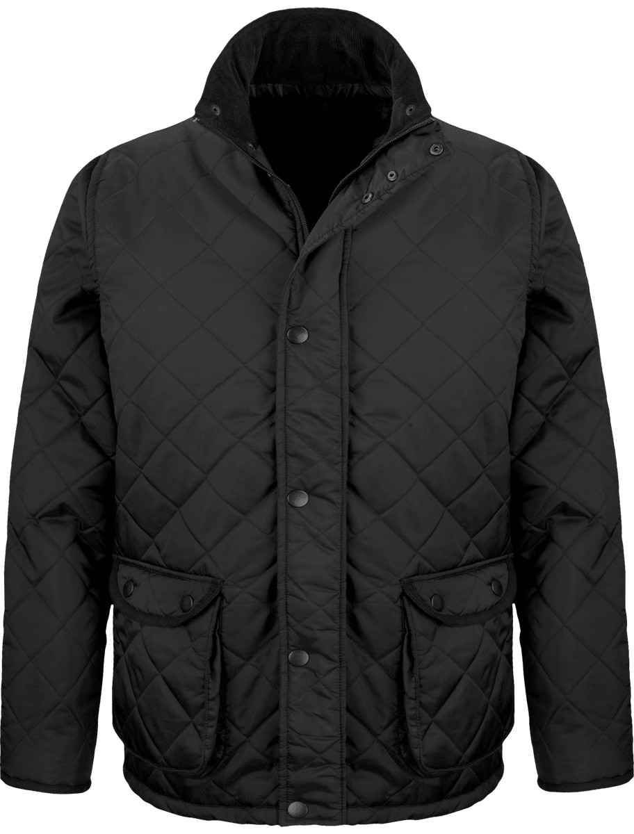 Bestickter Cheltenham-Mantel | Unisex Jacke All Black