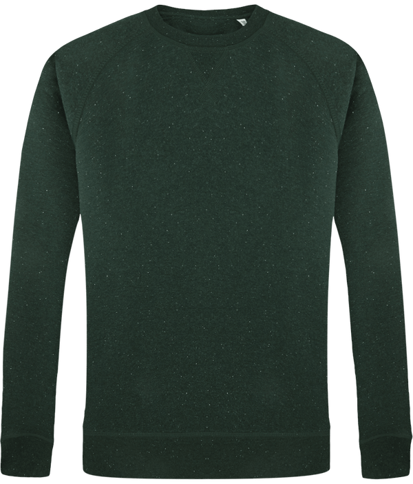 Sweat col rond homme stanley strolls face Heather Scarab Green