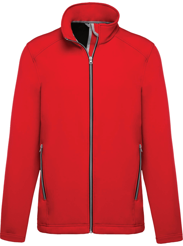 Softshell Homme | Broderie Et Impression  Red