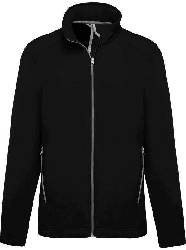 Veste softshell 2 couches homme face Black