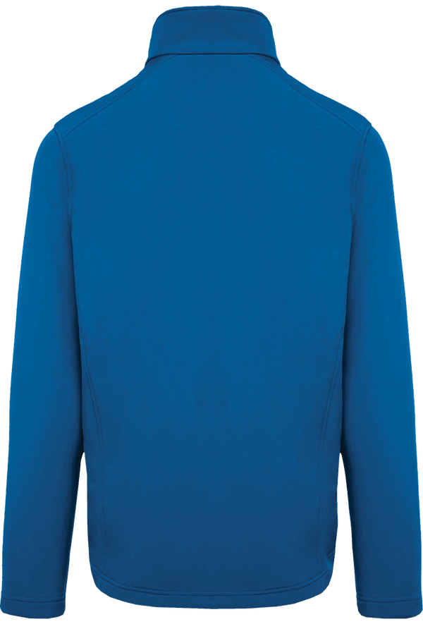 Veste softshell 2 couches homme dos Light Royal Blue