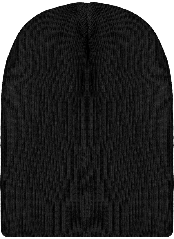 Bonnet long slouch face Black