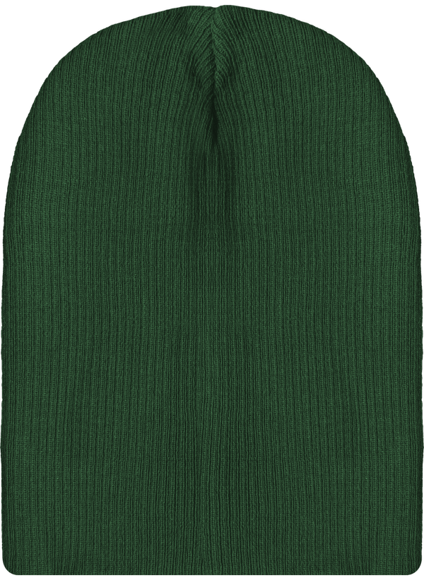 Bonnet long slouch face BottleGreen